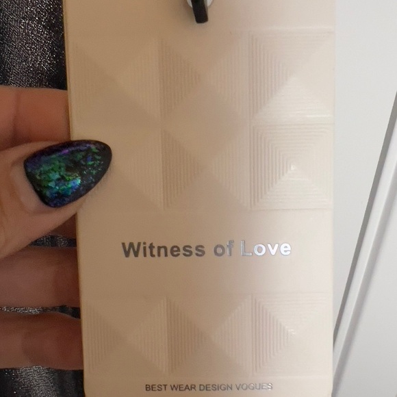 Witness Of Love Gun Metal Metallic Shimmer Prom Formal Cocktail Fairy Goth Gown - Picture 10 of 13